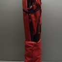 Goplus Camping Chair with Canopy Shade, Folding Lawn Chair with Umbrella Cup Holder & Carry Bag, Portable Sunshade Chair for Adults for Beach Outdoor Travel Hiking Fishing (Red)