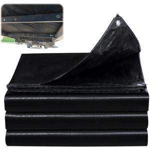 16x60ft Mobile Home Bottom Board PE Fabric Underbelly, Mobile Home Underbelly Material, Mobile Home Plastic Sheeting Board for Camper, RV(6 OZ/SQ Yard Thickness)