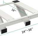 Window Air Conditioner Support Bracket, Window AC Support Bracket No Drilling Required Easy to Install Universal Window AC Mount,(up to 200 lbs)