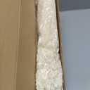 5Pcs Dried Amaranthus Hanging Flowers, 23" White Preserved Natural Wisteria for Wedding Arch, Fall Thanksgiving, Table Centerpiece, Wall Hanging Lover Tears, Floral Arrangement, Farmhouse Dcor