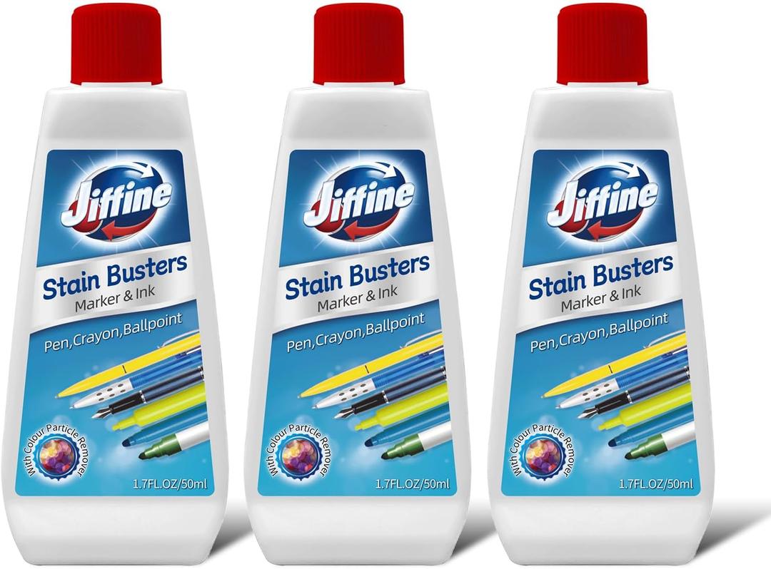 Laundry Stain Remover, Professional for Removing Marker, pencil and Ballpoint Pen Stains From Clothes, 50ml 3 Bottles