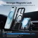 ESR for iPhone 15 Case, Compatible with MagSafe, Military-Grade Protection, Yellowing Resistant, Scratch-Resistant Back, Magnetic Phone Case for iPhone 15, Classic Series, Clear Black