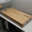 Headboard for King Size Bed with LED Lights, Upholstered Vertical Channel Tufting Head Boards, Linen Fabric Bed Headboard Only, Study & Comfortable, Ideal for Bedroom, Dorm, Guest Room, Grey (Gray)