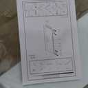 Bathroom Hinged Shower Door - 24" W72" H, 3/8"(10mm) Thick Clear Tempered Shower Door, Frameless Fixed Panel with Handle&Clamps, Matte Black