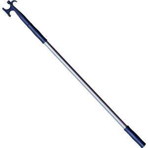 ISURE MARINE Telescoping Boat Hook,Anodized Aluminum Pole with Threaded End,Adjustable 116-206cm/3.8 ft-6.8 ft for Docking&Retrieving,Floating Boat Accessories