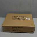 TEXARTIST Premium 2100 Series Full Comforter All Season Breathable White Comforter Soft 4D Spiral Fiber Quilted Down Alternative Duvet with Corner Tabs Luxury Hotel Style (82"x86")