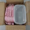 10-Pack Food Storage Containers with Airtight Leakproof Lids, BPA-Free Meal Prep Containers for Microwave/Dishwasher/Freezer, Pink, 28.7oz Each