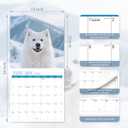 2 x 2026 Wall Calendar, Large Monthly Wall Calendar Dogs, Jan 2026 - Dec 2026, 12" x 24" (Opened), Hanging Planning Calendars for Family Home Office Supplies