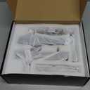 Keyless Entry Door Lock with Handle, Built-in WiFi Deadbolt, Smart Fingerprint Security Lock for Front Door, Support Doorbell Call and APP Unlock, Easy Installation, Matte Black