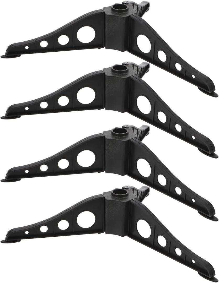 Angoily 4pcs Christmas Tree Stand, Christmas Artificial Tree Folding-Stand, Universal Tree-Base Folding Detachable Xmas Standing 11.4 Inch Replacement Base for 1.2-1.5m Green Display