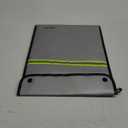 Upgraded Fireproof Document Bag, 15 in x 11 in Large Capacity with Waterproof Zipper, Flame-Resistant Edging, Fire Proof Money Bag for Cash, Safe Storage for Documents Valuables, Passports