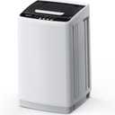 EUHOMY 1.03cu.ft Portable Washer, 8.8Lbs Capacity Small Portable Washing Machine with 10 Programs 5 Water Levels, Drain Pump and LED Display,Compact Washer for Apartments, RVs, Homes, Light Gray