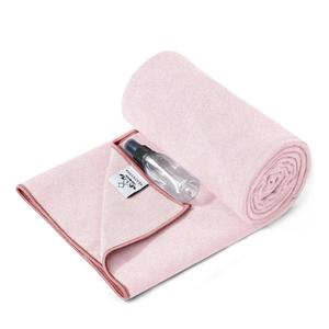 Heathyoga Yoga Mat Towel Non Slip for Hot Yoga Towel with Silicone Grip & Free Spray Bottle, 72"X26" Extra Large Microfiber Yoga Towel for Bikram, Pilates, Fitness