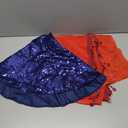 Elegant Christmas Tree Skirt 30" Round - Navy Blue Sequin & Embroidered Sparkling Design, Premium Xmas Tree Skirt for Holiday Decorations，Xmas Tree Ornament