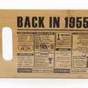 Back In 1955 70s Birthday Decorations Engraved Bamboo Cutting Board