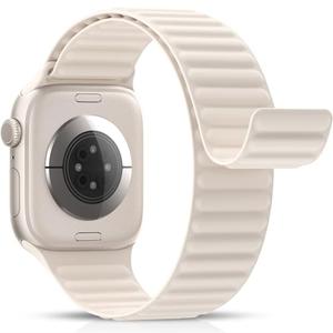 Patented Magnetic Silicone Sport Band for Apple Watch Series 11-1/SE/Ultra