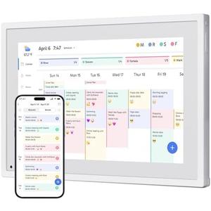 Dragon Touch 10.1 inch Digital Calendar Chore Chart – Interactive Touchscreen, Smart Family Planner, Hearth Display Desk Digital Calendar Seamless Scheduling