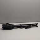 Foldable Tripod Stool - Ultra Portable Seat for Tall People, 20 High - Hunting Chair & Hidden Zippered Pocket - 2 lb Camping Stool, 3 Legged Strong Steel Stool Holds up to 200 lb (Black)