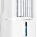 2,500 Sq.Ft Dehumidifier for Basement with Drain Hose, 31 Pint Dehumidifiers for Home with 3 Modes, Smart Humidity Control & Display, 24HR Timer, Auto Defrost for Large Room, Bathroom,Bedroom