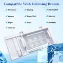 Upgraded W11700250 W11359448 W11546935 W11633658 Ice Maker Assembly, OEM Standard Compatible with Whirlpool Kenmore Amana Maytag, Replaces AP7019172