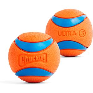 Chuckit! Ultra Ball Dog Toy, Balls for Dogs to Fetch, Durable Rubber, Small 2-inch, Pack of 2