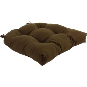 College Covers Everything Comfy Indoor/Outdoor Seat Patio D Cushion, 1 Count (Pack of 1), Brown College Covers Everything Comfy Indoor/Outdoor Seat Patio D Cushion, 1 Count (Pack of 1), Brown