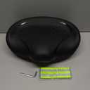 Noseless Bike Seat Cushion for Men & Women - Extra Padding & Comfort Wide Bicycle Seat, Oversized Comfortable Saddle for Peloton Bikes, Exercise Bikes, Electric Bikes, Cruiser Bikes (Black)