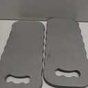 Thick Kneeling Pad 2 Pack, Waterproof,Comfortable Garden Kneeling Pads Stain Resistant, Multi-Functional Kneeler Pad for Gardening, Baby Bath, Yoga, Praying and Exercise (Deep Grey) (Gray)