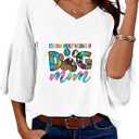 4pcs Dog Mom Mama Iron on Transfers Heat Transfer Decals Iron on Transfers for T Shirts Patches Sticker for Clothes Pillow Covers DIY Appliques