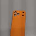 Ktele Magnetic for iPhone 17 Pro Max Case [Compatible with Magsafe] [Premium Silicone Satin-Smooth Touch] Slim Shockproof Anti-Scratch Microfiber Lining Case, 6.9 inch, Bright Orange