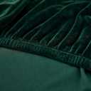 MIFXIN Velvet Stretch Couch Cover Sofa Cushion Slipcover 1 Piece Universal Elastic Sofa Seat Cover Wear-Resistant Couch Furniture Protector (Dark Green, Plus Size 3-Seater)