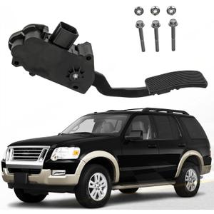 Accelerator Pedal with Position Sensor Compatible with 2004-2010 Mercury Mountaineer, 2004-2010 Ford Explorer, 2007-2010 Explorer Sport Trac, Replacement for 699-125, APS260, EL2Z9F836A