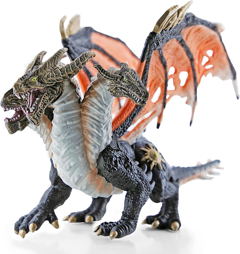 RECUR Devil Dragon Action Figurine, 9 Inch Statue Dragon Toys for Boys Girls Kids, RPG Figures Miniatures for Tabletop Display & Roleplaying, Collectors Toy Age 3 +