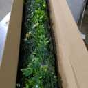 ODTORY Artificial Plant Wall Roll: 60 X 120 in (50 sqft) UV-Anti Ivy Privacy Fence Screen Faux Greenery Panels Backdrop Boxwood Ivy Vine Leaf Hedge for Indoor Outdoor Green Decor