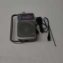 Panasonic Portable AM / FM Radio, Battery Operated Analog Radio, AC Powered, Silver (RF-2400D)