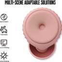 BNU Ear Plugs for Concerts, 2 Pairs 25-35dB Noise Cancelling Earplugs for Work, Motorcycle Reusable High Fidelity Noise Reduction Ear Plugs with 6 Pair Silicon and Memory Foam Tips in S/M/L, Pink