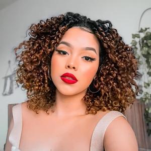Colorful Queen Curly Crochet Hair for Women 10 Inch Gogo Curl Crochet Hair 7 Packs Beach Curl Water Wave Curly Crochet Braids for Women Deep Ocean Wave Braiding Hair (10 Inch, 1B/30/27)
