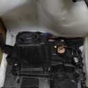 Headlight Assembly Compatible with GMC Sierra 2014-2018 1500 | 2015-2019 2500HD/3500HD Base/Denali/SLE/SLT, Halogen Headlamp Replacement W/O LED DRL, With Bulbs, Chrome Housing White Reflector