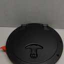 8'' Black Deck Plate Kit Deck Hatch with Storage Bag for Fishing Kayak Boating
