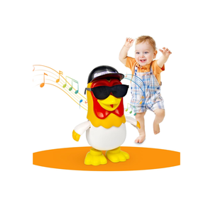TOYMAKER La Granja de Zenon Black Hats Bartolito Chicken Baby Toys Dancing Toddlers Toys，Music Kids Interactive Early Learning Educational for 1 2 3 4 Year Old Boys Girls Birthday and Christmas