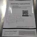 COMHOMA Convertible Futon Sofa Bed, 72Fabric Futons Couch with Adjustable Backrest, Folding Sleeper Recliner for Living Room Furniture (Black)