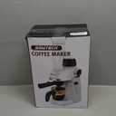 SOWTECH Coffee Machine, 3.5 Bar Espresso Cappuccino Machine with Milk Frother, 1-4 Cup Portable Coffee Maker for Latte, Cappuccino, 800W, White