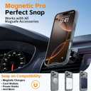 Magnetic for iPhone 17 Pro Max Case, [Matte Solid Color] [Full Camera Protection] Protective Case for iPhone 17 Pro Max - Deep Gray