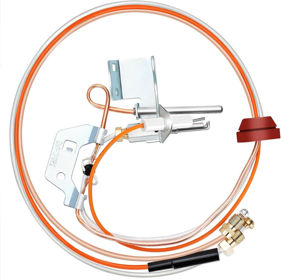 9003542 Natural Gas Pilot Assembly for Reliance, A.O.Smith, Kenmore, State GS and GSX Water Heater, 9003542 Pilot Assembly Replacement for 100109295 18324-190 9003542005