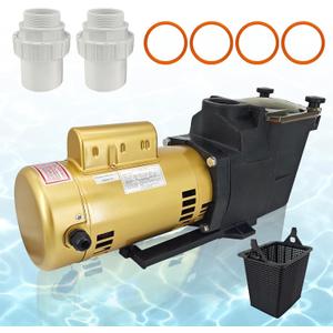 W3SP2615X20 Single Speed 2 HP 115/230V Pool Pump Compatible with Hayward SP2615X20 for All In-Ground Pool and Spas