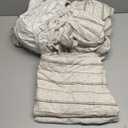 RUVANTI 100% Cotton Split King Sheets Sets for Adjustable Bed, 5 PCs, Soft & Breathable Percale Weave Bedding, Deep Pocket 16", Hotel Standard, Crisp Cool Feel & Durable, Striped Sheet, Brown Stripes