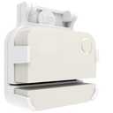 Garage Door Bracket for Ring Alarm Contact Sensor 2nd Gen  White Mount with Snap Clip & Screws  Secure Fit, Easy Install, Ring Compatible Accessory (1-Pack, Sensor Not Included)