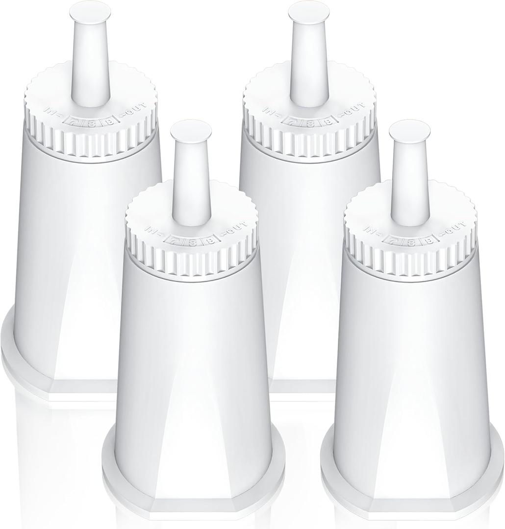 4 Pack Replacement Water Filter for Breville Espresso Machine Barista Touch Bes880, Barista Pro BES878, Oracle Touch BES990, Oracle BES980, Dual Boiler BES920 Bambino ClaroSwiss Sage by Funmit