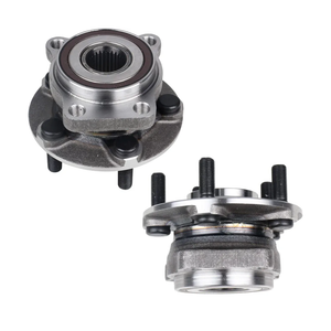 KUSATEC 513220 2PCS Front Wheel Bearing and Hub Assembly Compatible with Subaru Outback Legacy 2005 2006 2007 2008 2009 2010 2011 2012 2013 2014, 5 Lug Bolts w/ABS