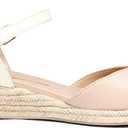 DREAM PAIRS Women's Closed Toe Elastic Ankle Strap Espadrilles Wedge Sandals Size 11